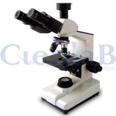 Microscópio Biológico Trinocular – Aumento 1000x Microscópio Biológico Trinocular – Aumento 1000x