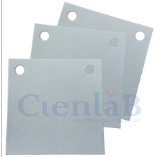 Papel Filtrante para Filtragem de Diesel -  7" x 7" - 2 Furos