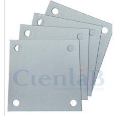 Papel Filtrante para Filtragem de Diesel -  7" x 7" - 4 Furos