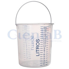 Balde Graduado em PP 20 litros