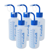 Kit 5 Pissetas Graduadas 500ml Polietileno Frasco Dosador