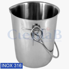 Balde de Aço Inox 316L  5000mL