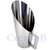 Concha Tipo Cereais Aço Inox -  100mL