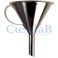Funil Aço Inox 316L   5000mL Com Alça