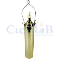 Garrafa Saca Amostra - Latão Polido - Rolha 20mm