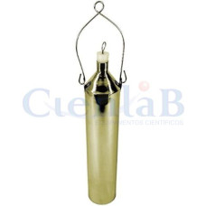 Garrafa Saca Amostra - Latão Cromado - Rolha 20mm