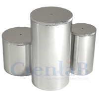 Picnômetro com tampa - Aço Inox -  25mL