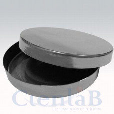 Placa de Petri de Aço Inox  -  60 x 20mm