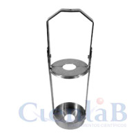 Suporte Para Garrafa e Frasco Reagente - Inox 304 (Saca Amostra)