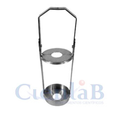 Suporte Para Garrafa e Frasco Reagente - Inox 304 (Saca Amostra)