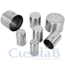 Tampa para Tubo de Ensaio em Inox Diâmetro 15mm