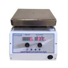 Agitador Magnético com Aquecimento Digital Alumínio Agitador Magnético com Aquecimento Digital Alumínio