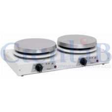 Chapa Aquecedora Dupla Em Alumínio Ø 14cm