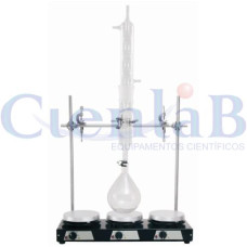 Bateria de Chapa Aquecedora, 3 provas, plataforma de 18cm Bateria de Chapa Aquecedora, 3 provas, plataforma de 18cm