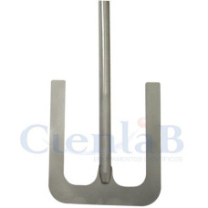 Haste com Hélice Âncora  6 cm - INOX 