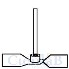 Haste com Hélice Pá 5cm - INOX Haste com Hélice Pá 5cm - INOX