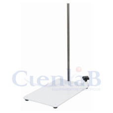 Suporte Universal - Base e Haste Em Aço Inox Com Mufa - 65cm Suporte Universal - Base e Haste Em Aço Inox Com Mufa - 65cm
