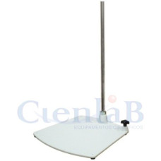 Suporte Universal - Base e Haste Em Aço Inox Com Mufa - 70cm Suporte Universal - Base e Haste Em Aço Inox Com Mufa - 70cm