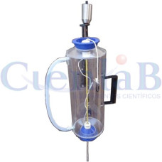 Garrafa de Van Dorn de Acrílico 5 litros - Vertical Garrafa de Van Dorn de Acrílico 5 litros - Vertical