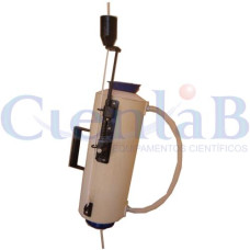Garrafa de Van Dorn de PVC 2 litros - Vertical Garrafa de Van Dorn de PVC 2 litros - Vertical