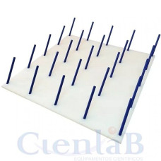 Escorredor - Suporte para Secagem de Vidrarias 16 Peças 