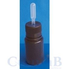 Frasco Conta Gotas Polietileno Âmbar