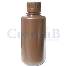 Frasco Polipropileno Âmbar  125mL Autoclavável
