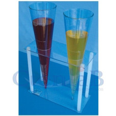 Suporte Cone Inhoff Acrílico - 2 Cones