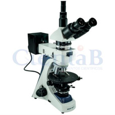 Microscópio de Polarização com Dupla Iluminação Microscópio de Polarização com Dupla Iluminação