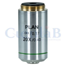 Objetiva Planacromática de Ótica Infinita Aumento 20x para B50