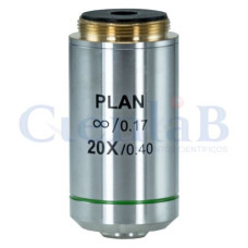 Objetiva para Microscópio Planacromática 20x
