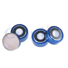 Tampa Crimp Liga Bi-metálica Alumínio/Ferro 20mm - Magnética - Abertura Central 8mm Tampa Crimp Liga Bi-metálica Alumínio/Ferro 20mm - Magnética - Abertura Central 8mm