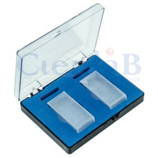 Cubeta em Quartzo 20mm - Duas Faces Polidas - Volume Interno 7mL