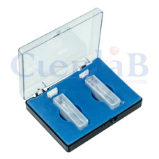 Cubeta em Vidro 10mm - Duas Faces Polidas - Volume Interno 1,7mL