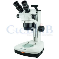 ESTEREOMICROSCÓPIO BINOCULAR COM DUPLA ILUMINAÇÃO LED