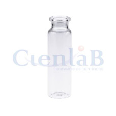 Vial em Vidro para Headspace Base Plana - Fechamento Crimp 20mm. Capacidade 20ml
