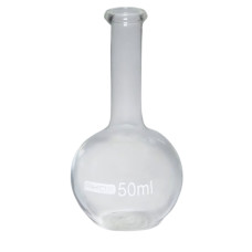 Balão Fundo Chato de Vidro sem Junta 50ml Balão Fundo Chato de Vidro sem Junta 50ml