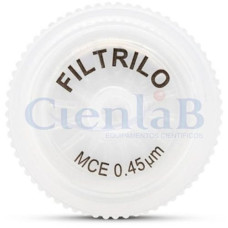 Filtro de Seringa em Ésteres de Celulose Mistos - Hidrofílico - 0,45µm x 25mm (100 unidades)