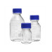 Frasco Reagente Vidro Tampa Rosca GL45 Azul anti-gotas   500ml