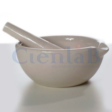 Gral com Pistilo. Capacidade: 110ml. Dimensões: 100 x 100 mm Gral com Pistilo. Capacidade: 110ml. Dimensões: 100 x 100 mm