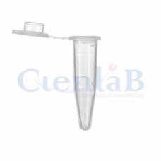 Microtubo Para Centrifugação Autoclavável - Capacidade 0,5mL - Pacote com 1000 Unidades
