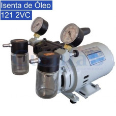 Bomba de Vácuo e Compressor - Isenta de Óleo
