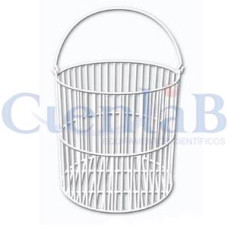 Cesto Redondo em Arame com PVC 12x12cm Cesto Redondo em Arame com PVC 12x12cm