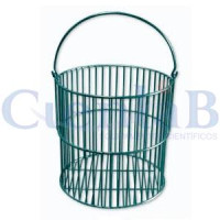 Cesto Redondo em Arame Zincado 12x12cm Cesto Redondo em Arame Zincado 12x12cm