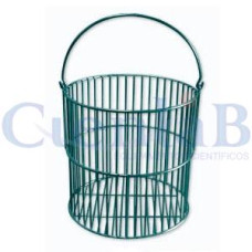 Cesto Redondo em Arame Zincado 12x12cm Cesto Redondo em Arame Zincado 12x12cm