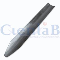 Espátula Canaleta em Aço Inox 10cm