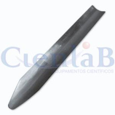 Espátula Canaleta em Aço Inox 10cm