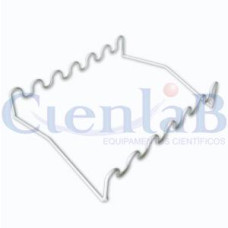 Estante Para Pipetas Horizontal em Arame com PVC  6 Pipetas