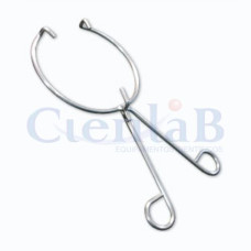 Pinça Para Cápsulas de  6 cm em Aço Inox