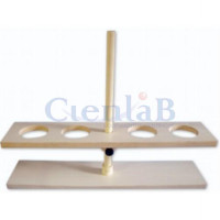 Suporte para Funil de Madeira - 1 Haste - 4 Funis Suporte para Funil de Madeira - 1 Haste - 4 Funis